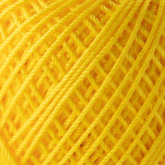 COLORS Lace Weight Thread for Crochet, Knitting & Sashiko - 543 Bright Yellow