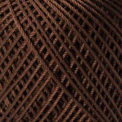COLORS Lace Weight Thread for Crochet, Knitting & Sashiko - 777 Coffee Bean
