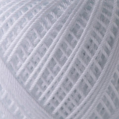 COLORS Lace Weight Thread for Crochet, Knitting & Sashiko - 801 Bright White