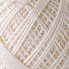 COLORS Lace Weight Thread for Crochet, Knitting & Sashiko - 804 Ivory