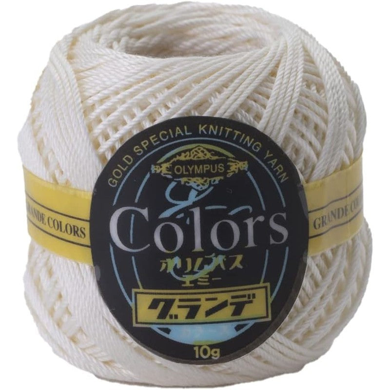 COLORS Lace Weight Thread for Crochet, Knitting & Sashiko - 804 Ivory