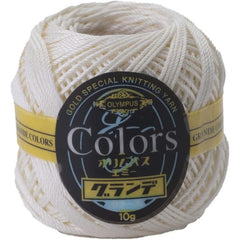 COLORS Lace Weight Thread for Crochet, Knitting & Sashiko - 804 Ivory