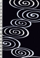 Yukata Fabric - 933 - Large Water Swirls