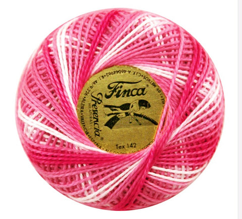 Presencia Perle Cotton - Size 8 - 9395 PASSION PINK