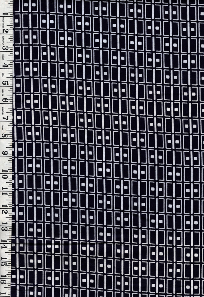 Yukata Fabric - 943 - Double Dot Dominos - Indigo