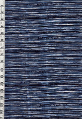 Yukata Fabric - 957 - Water Strata - Dark Navy - Indigo