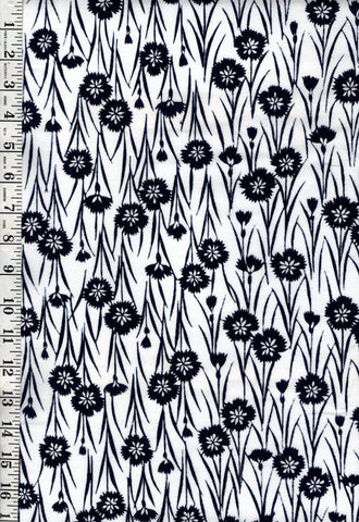 *Yukata Fabric - 990 - Long Stem Dandelions - Traditional 14