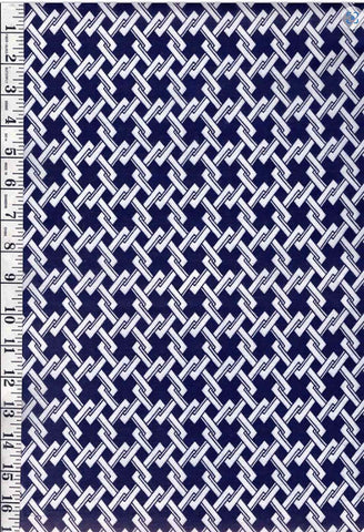 0991 - Yukata Fabric - Interlocking Diamonds - Traditional 14