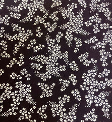 *Yukata Fabric - 997 - Tiny Stylized Daisies - Traditional 14" wide - Indigo