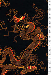 *Asian - Alexander Henry - Large Scale Fierce Dragon (Enter the Dragon - 2003) - Black - Last 1 Yard