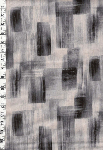 *Japanese - Kokka Abstract Watercolor - YPA-56020-D20 - Grays - Charcoal - Oxford Cloth - By the Half Yard