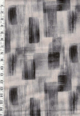 *Japanese - Kokka Abstract Watercolor - YPA-56020-D20 - Grays - Charcoal - Oxford Cloth - By the Half Yard