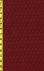 *Japanese - Sevenberry Kasuri Collection - Asanoha-like Motif - SB-88229D3-2 - Dark Brick Red