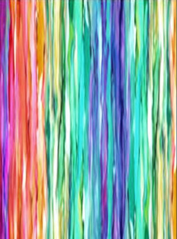 *Fabric Art - Northcott Dragonfly Dance - Multi-Colored Sunset WIDE BACK - DP27501-100 - Rainbow - 1 3/4 Yard Piece