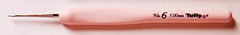 Notions - Tulip BEADING & LACE Crochet Hook - Sucre No. 6 (1.0mm) - Pink
