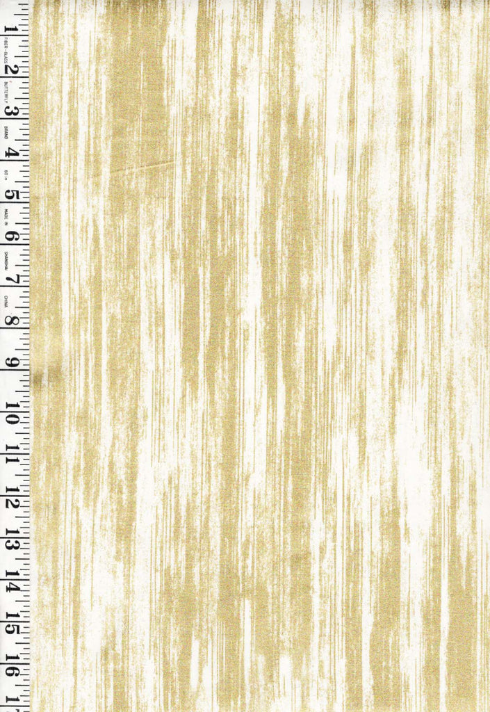 Blender - Metallic Blender - White and Gold Metallic - Last 1 1/8 yards
