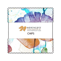 *Fabric Art - Northcott Dragonfly Dance - 42 - 5" Charm Squares (Chips) - Multi-Colors