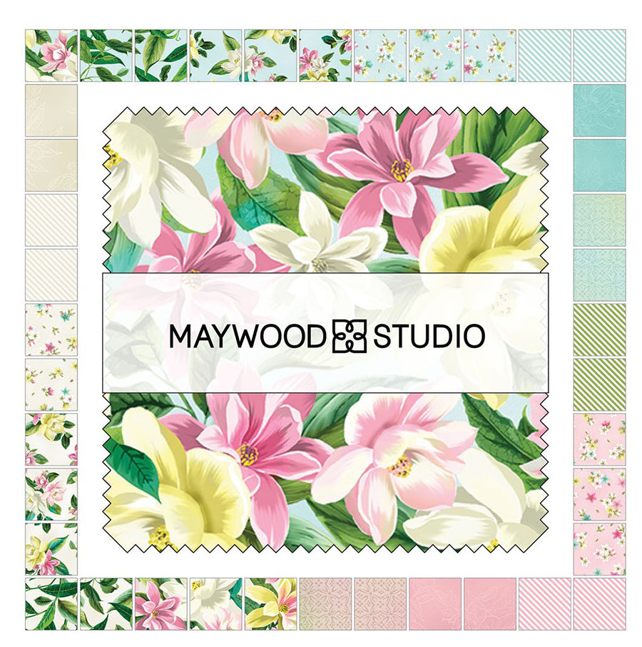 *Tropical - Maywood Studios - Lanai Tropical Floral 5" Charm Squares