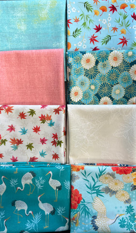 Fat Quarter Color Pack - MICHIKO COLLECTION - 8 Fat Quarters - ON SALE - SAVE 30%