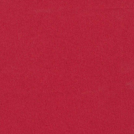 Sashiko Fabric - Cotton-Linen - RED (CRIMSON)