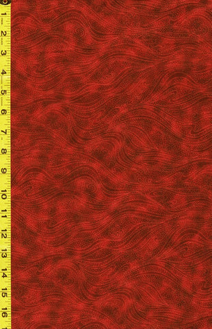 *Blender - In the Beginning - Color Movement Waves - 1MV-21 - Ruby - Last 1 1/2 Yards