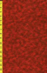 *Blender - In the Beginning - Color Movement Waves - 1MV-21 - Ruby - Last 1 1/2 Yards