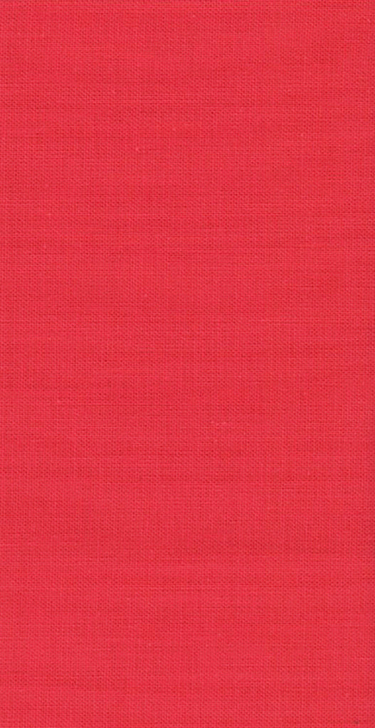 *Cosmo Embroidery Sashiko Cotton Needlework Fabric - Rosey Red # 21700-22