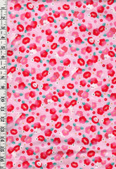 *Japanese - Cosmo  Japanese Novelty - Cosmo Baby Bunnies & Cherry Blossoms - Dobby Texture - AP45103-1B - Pink