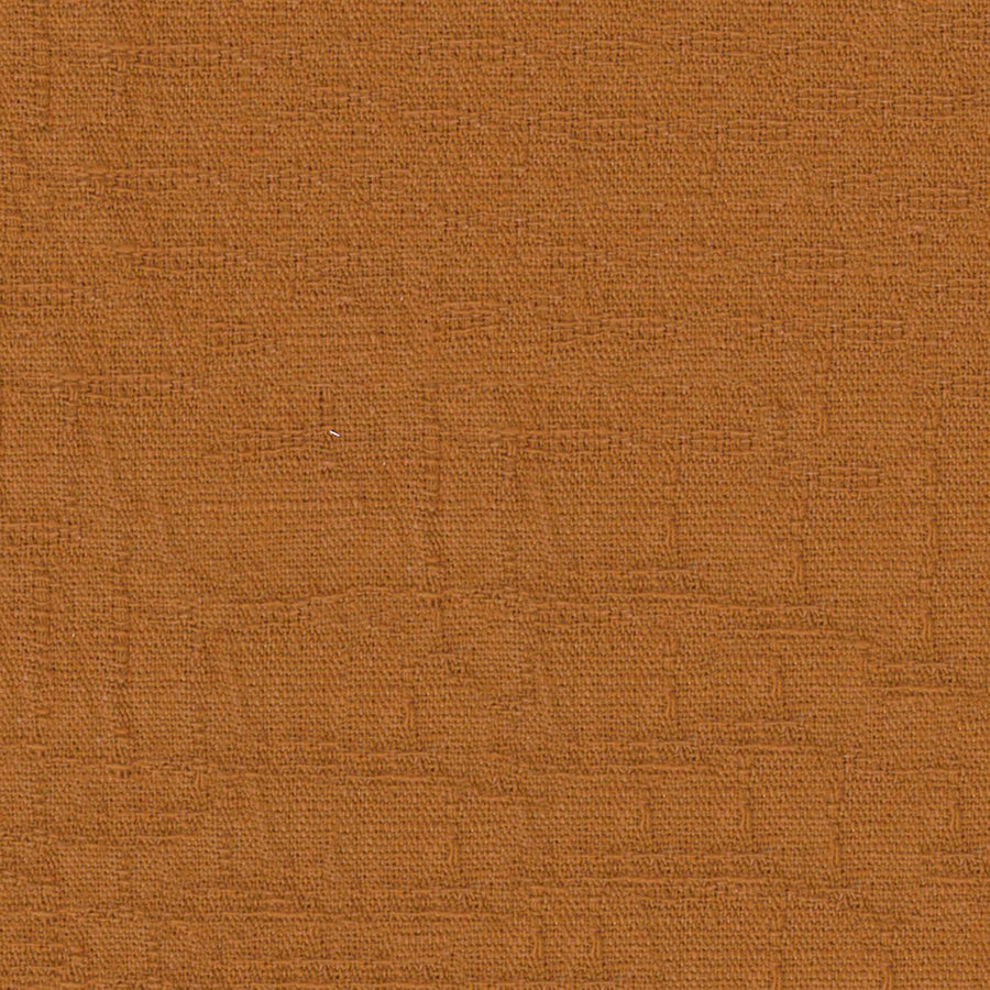 Japanese - Cosmo Crinkle - Solid Color - Momiji Tsumugi Dobby Weave - AD5193-142 - Rust