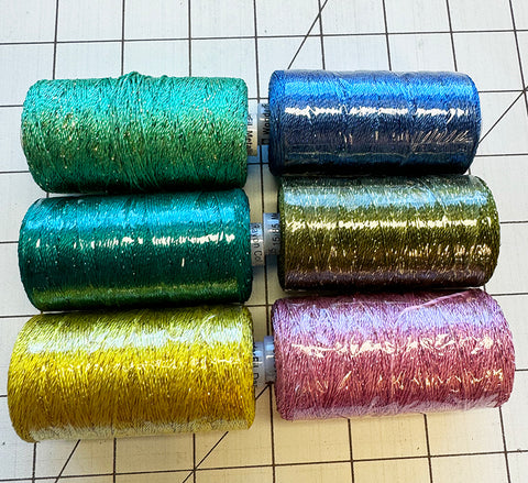 *WONDERFIL DAZZLE Thread - 8wt - ASSORTMENT PACK - 6 PACK SPECIAL - 50% OFF