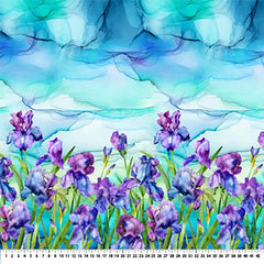 Fabric Art - Northcott Infatuation - Scenic Floral Ombre - DP-28611-84- Multi-Colors - Last 1 Yard