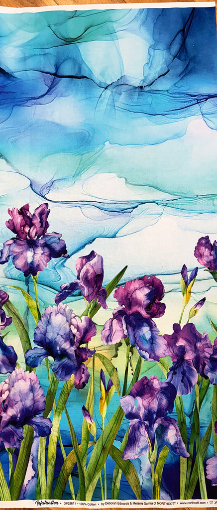 Fabric Art - Northcott Infatuation - Scenic Floral Ombre - DP-28611-84- Multi-Colors - Last 1 Yard