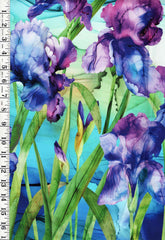 Fabric Art - Northcott Infatuation - Scenic Floral Ombre - DP-28611-84- Multi-Colors - Last 1 Yard