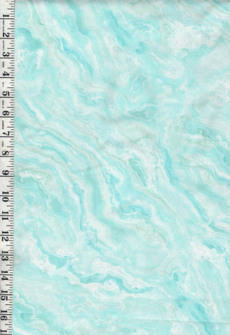 *Fabric Art - Northcott Tranquil Waters - Abstract Water Swirls - DP27210-62 - Light Aqua