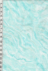 *Fabric Art - Northcott Tranquil Waters - Abstract Water Swirls - DP27210-62 - Light Aqua