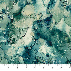 *Fabric Art - Northcott WHISPER - Tonal Texture - DP28706-68 - Teal Multi - By the Half Yard