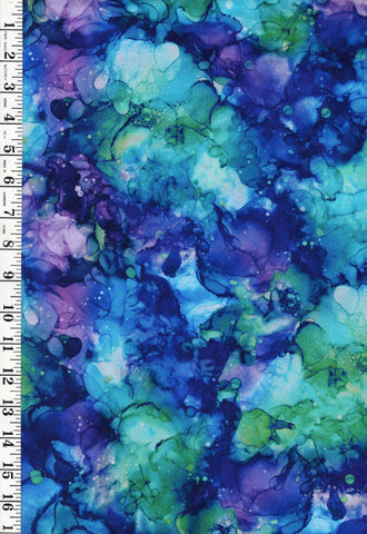*Fabric Art - Northcott CORAL REEF - Colorful Tonal Abstract - DP28883-86 - Multi - By the Half Yard