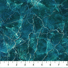 *Fabric Art - Northcott SMOOTH SAILING - MARBLE TEXTURE - DP28911-46 - Dark Teal - Navy Blue - By the Half Yard