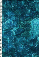 *Fabric Art - Northcott SMOOTH SAILING - MARBLE TEXTURE - DP28911-46 - Dark Teal - Navy Blue - By the Half Yard