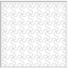 Sashiko Pre-printed Sampler - Daruma 030 - Plover - White