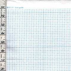 Sashiko Design Grid - Sashiko Pre-printed Sampler - DARUMA 1000 - White