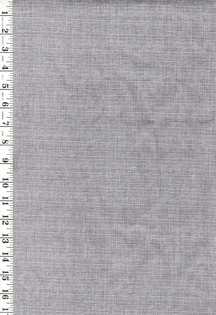 Japanese - Cosmo Solid Color Dobby Weave - Gray - By the Half Yard