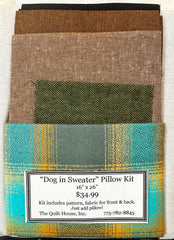 Dog in Sweater - PILLOW KIT - Just Add the Pillow - ONE ONLY - SAVE 20%