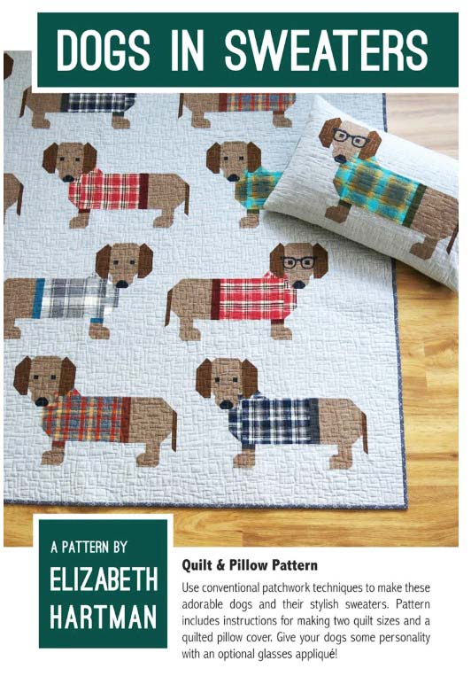 Dog in Sweater - PILLOW KIT - Just Add the Pillow - ONE ONLY - SAVE 20%