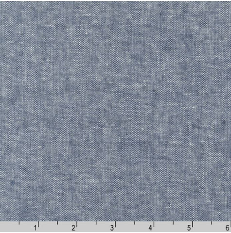 Solid - Essex Cotton-Linen Yarn-Dyed - Indigo # 1178