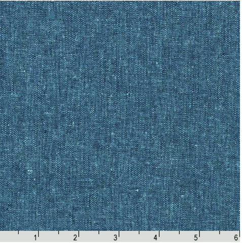 Solid - Essex Cotton-Linen Yarn-Dyed - Peacock # 1282