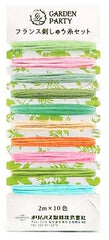 Olympus Garden Party - Floss Sampler Assortment - GPC-19 - ETHERAL - Pink, Coral, Greens, Beige, Aqua