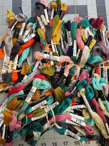 COSMO Embroidery Floss - Solid Colors - 188 Skein Bundle - CLOSEOUT SALE