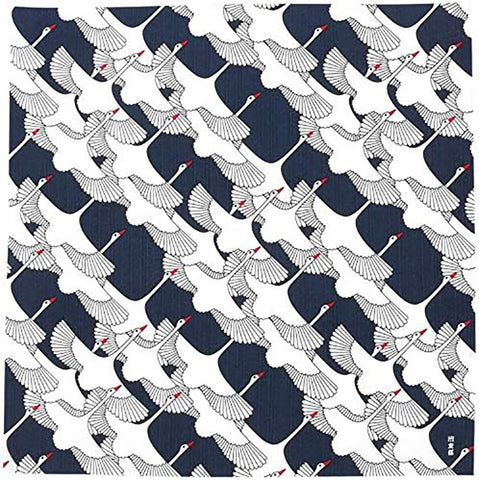 Furoshiki - Japanese Wrapping Cloth - Flying Cranes