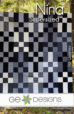 Quilt Pattern - GE Designs - Nina - Supersized - Fat Quarter Pattern